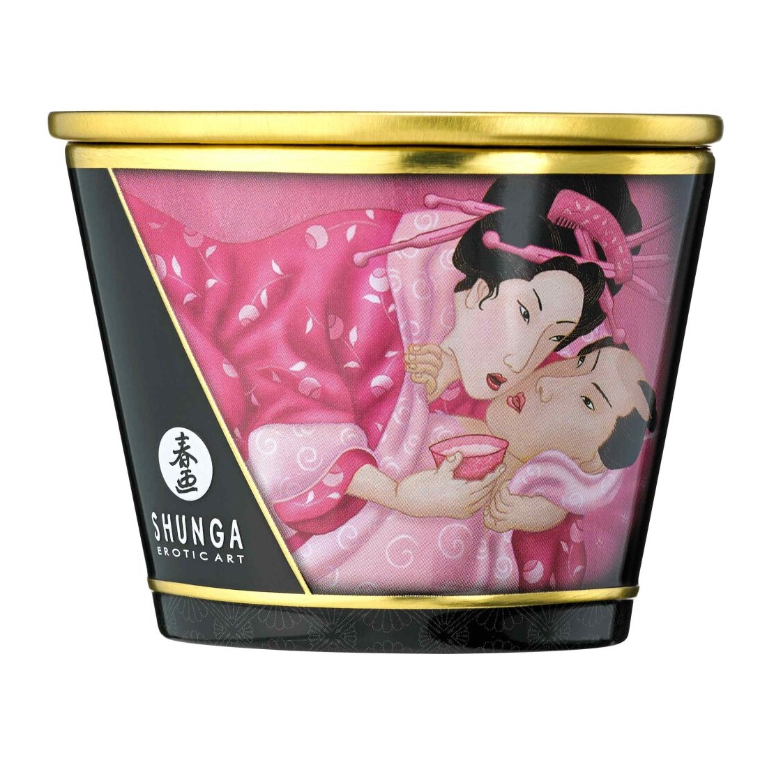Shunga masažna svijeća latice ruže 170 ml hover