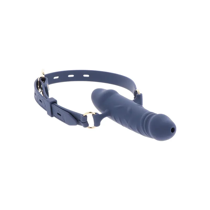 Silikonski dildo za usta Breathable Penis Gag